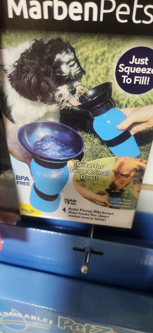 botella paseos perro